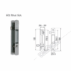 Kunci Pintu Sliding / Kunci Pintu Geser Alumunium Dekson RA 6